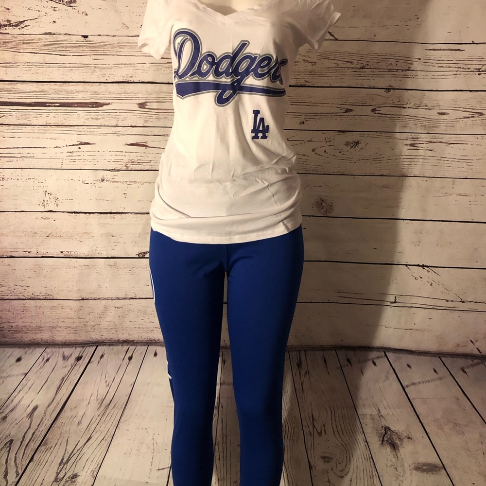 ⚠️RESTOCKED❗️NWT LA DODGERS Legging & Shirt Set - Picture 3 of 8